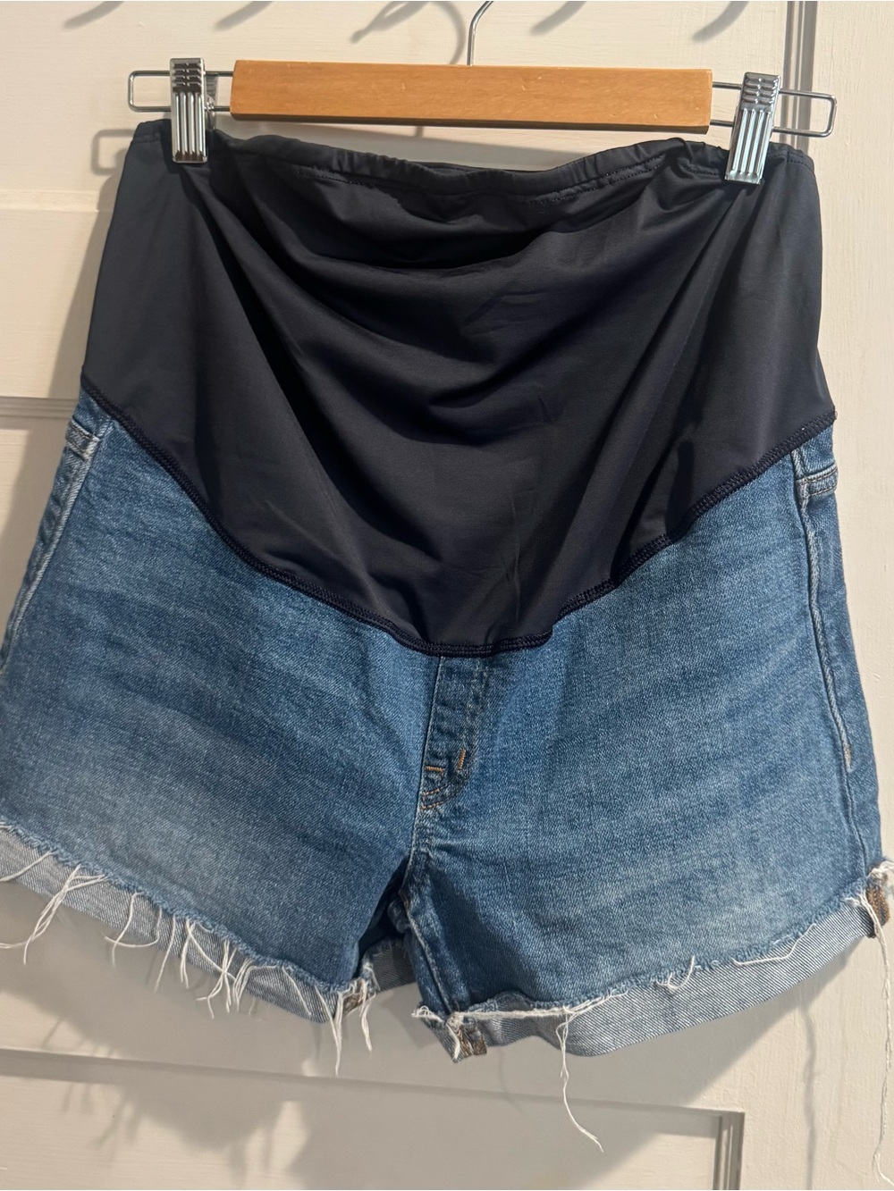 Madewell Maternity High-Rise Denim Shorts | Size 27